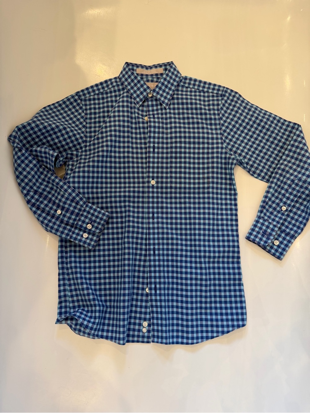 Nordstrom Blue Check Button-Down Shirt